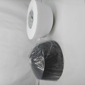 Chandelier Vintage Farmhouse Black Pendant Light, White Interior, 10.6-i…